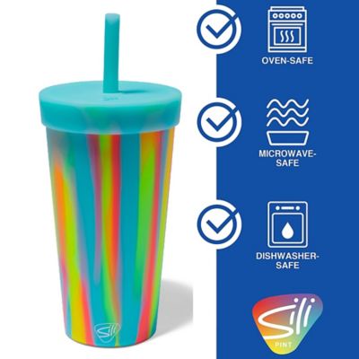 Image showing  Silicone 22 oz. Straw Tumbler