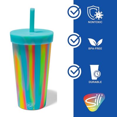 Image showing  Silicone 22 oz. Straw Tumbler