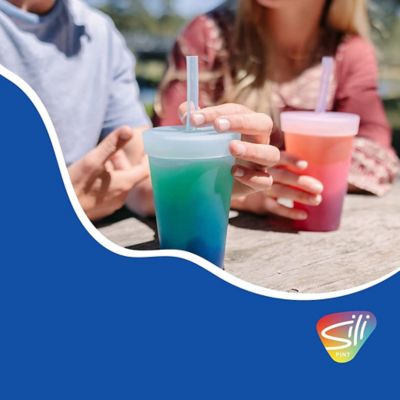 Image showing 5 th Silipint Silicone 22 oz. Straw Tumbler