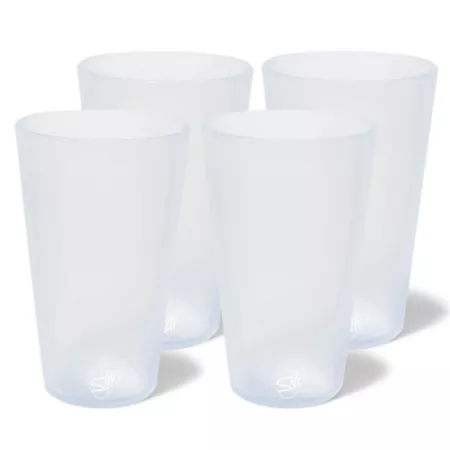 Silipint Silicone Pint Glasses: Pack of 4 Drinking Glasses