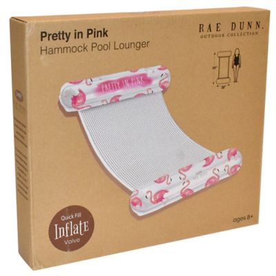 Image showing  Pretty in Pink Hammock Pool Lounger - Flamingo 54 in. x 28 in., Coconut Float, 38010-PA