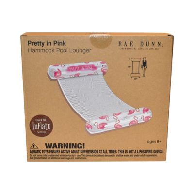 Image showing  Pretty in Pink Hammock Pool Lounger - Flamingo 54 in. x 28 in., Coconut Float, 38010-PA