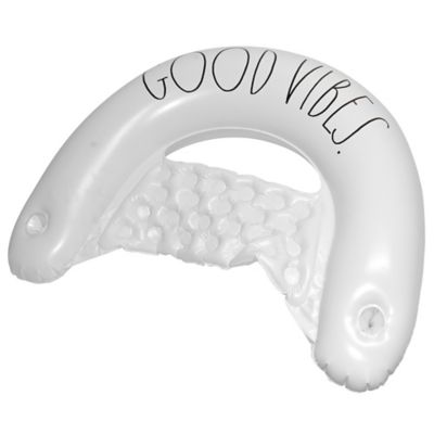 Image showing  Good Vibes Chair Lounger -55 in. x 36 in. Water & Pool Inflatable, Coconut Float, 38018I