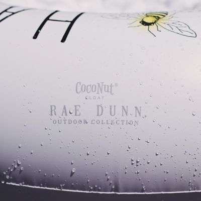 Image showing  Bee Happy Chair Lounger - 55 in. x 36 in. Water & Pool Inflatable, Coconut Float, 38018H