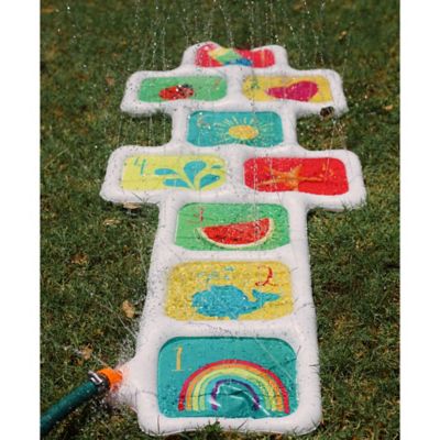 Image showing  Dunn: Hopscotch Game Water Sprinkler - 58 in. x 22 in., Inflatable Backyard Water Game