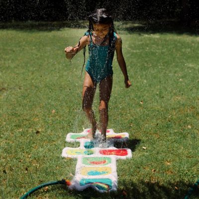 Image showing  Dunn: Hopscotch Game Water Sprinkler - 58 in. x 22 in., Inflatable Backyard Water Game