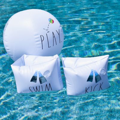 Image showing  Swim Kick Play Water Wings & 12 in. Beach Ball -Coconut Float, Water Inflatable, 38016B
