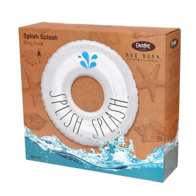 Image showing  Splish.Splah. - 48 in. Ring Float - Coconut Float, Inflatable Jumbo Water Ring, 38008F