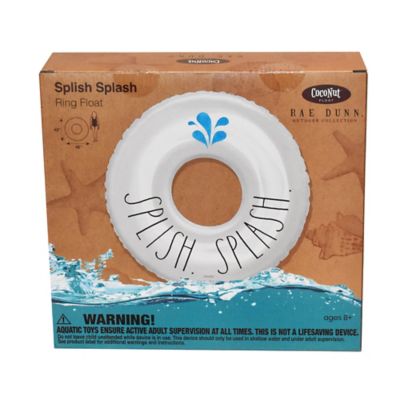 Image showing  Splish.Splah. - 48 in. Ring Float - Coconut Float, Inflatable Jumbo Water Ring, 38008F