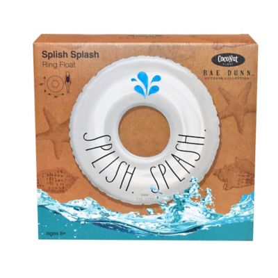 Image showing  Splish.Splah. - 48 in. Ring Float - Coconut Float, Inflatable Jumbo Water Ring, 38008F