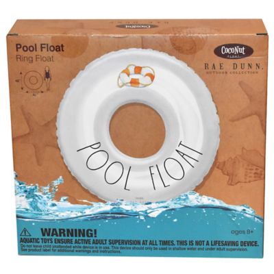 Image showing  Pool Float - 48 in. Ring Float - Coconut Float, Inflatable Jumbo Water Ring, 38008A