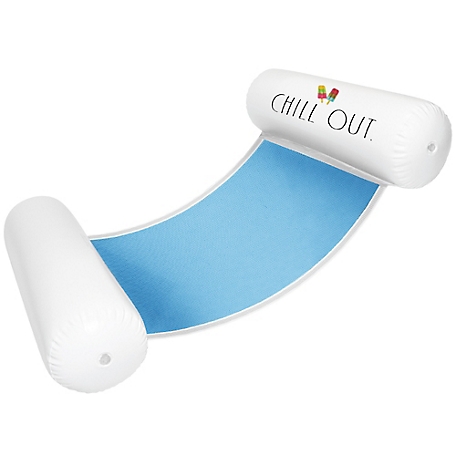Rae Dunn Chill Out Kids Hammock Float - 43 x 23 in. Inflatable Lounger, Coconut Float, 38005C