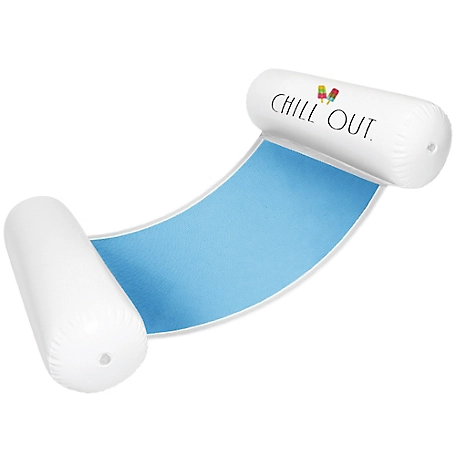Rae Dunn Chill Out Kids Hammock Float - 43 x 23 in. Inflatable Lounger, Coconut Float, 38005C