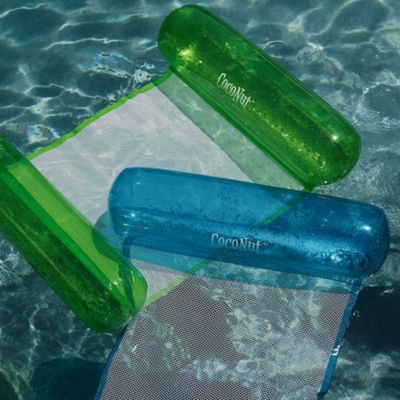 Image showing  Float: Glitter Hammock Pool Lounger - 49 in. x 30 in. Inflatable Drifter, 30050