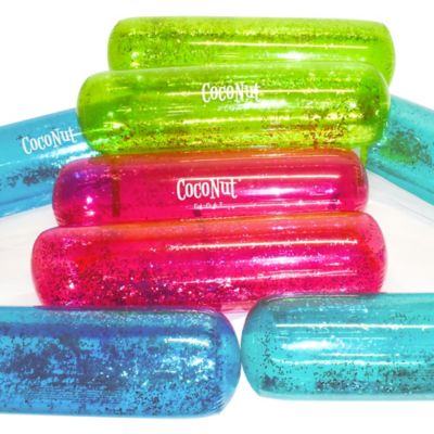 Image showing 5 th Coconut Float Float: Glitter Hammock Pool Lounger - 49 in. x 30 in. Inflatable Drifter, 30049