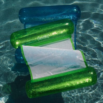 Image showing  Float: Glitter Hammock Pool Lounger - 49 in. x 30 in. Inflatable Drifter, 30048