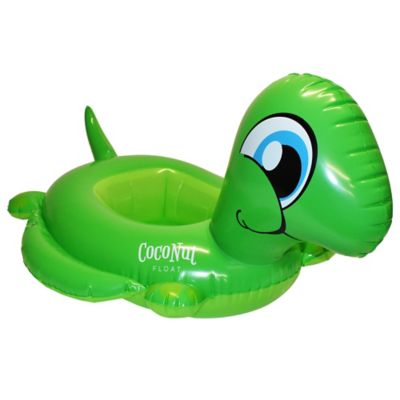 Coconut Float Float: Turtle Junior Toddler Float - 25 in. x 18 in. Inflatable Pool Ring, 30041