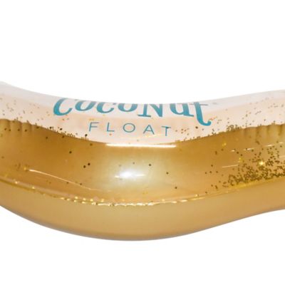 Image showing  Float: Glitter Heart Pool Float - 48 in. x 40 in., Inflatable 48 in. Jumbo Ring, 30030