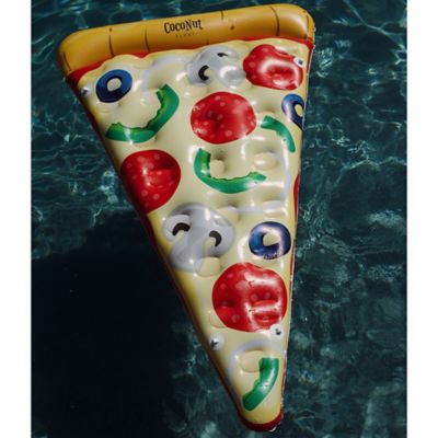 Image showing  Float: Pizza Slice Pool Float -74 x44 in. Water Inflatable Lounge, Anti-Leak, Durable, 30038