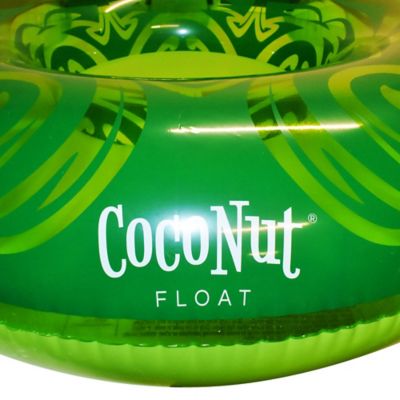 Image showing  Float: Green Translucent Sea Turtle - 48 in. Pool Ring Inflatable, Anti-Leak, Durable, 30021