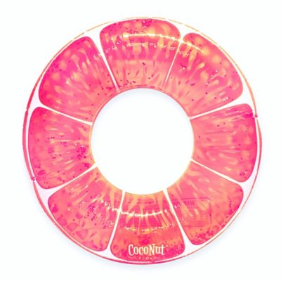 Coconut Float Float: 42 in. Pool Float Ring, Inflatable, Anti-Leak, Durable, 30005