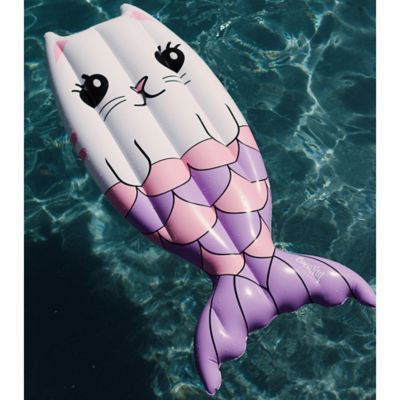 Image showing  CocoNut Float: Purrfect Purrmaid Pool Float - 66" x 27", Inflatable Lounge, Anti-Leak, Durable
