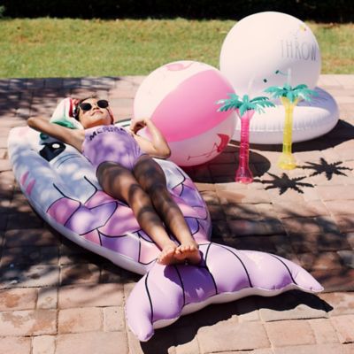 Image showing  CocoNut Float: Purrfect Purrmaid Pool Float - 66" x 27", Inflatable Lounge, Anti-Leak, Durable