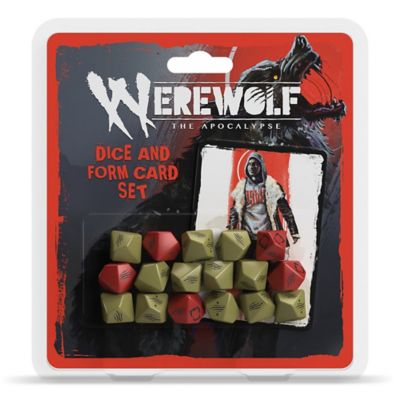 Image showing  Werewolf: The Apocalypse 5th Edition Roleplaying Game Dice & Form Card Set