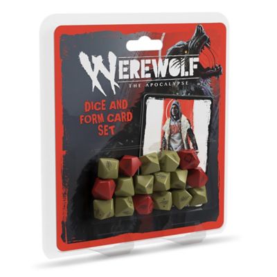 Image showing  Werewolf: The Apocalypse 5th Edition Roleplaying Game Dice & Form Card Set