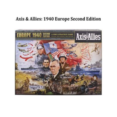 Image showing 6 th Renegade Game Studios Axis & Allies: 1940 Europe Second Edition -Wwii War Miniatures, Age 12+, 2-5 Players, 6Hr, RGS 02556