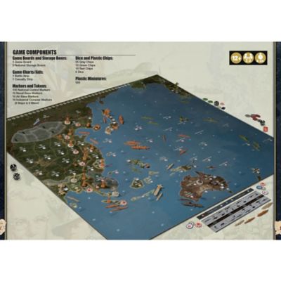 Image showing  Axis & Allies: 1940 Pacific Second Edition - Wwii War Miniatures, Age 12+/2-4 Players/6 Hr, RGS 02555