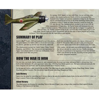 Image showing  Axis & Allies: 1940 Pacific Second Edition - Wwii War Miniatures, Age 12+/2-4 Players/6 Hr, RGS 02555