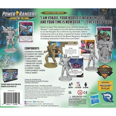Image showing  Power Rangers Heroes of the Grid: Shadow of Venjix Theme Pack - Expansion, RGS 02546