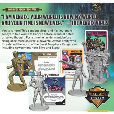 Image showing  Power Rangers Heroes of the Grid: Shadow of Venjix Theme Pack - Expansion, RGS 02546
