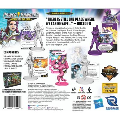 Image showing  Power Rangers Heroes of the Grid: Ranger Allies Pack #3 - Expansion, RGS 02545