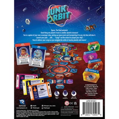 Image showing  Junk Orbit Renegade Captain a Space Scavenger Ship Strategy Board Game, 1-5 Players, For Ages 10+