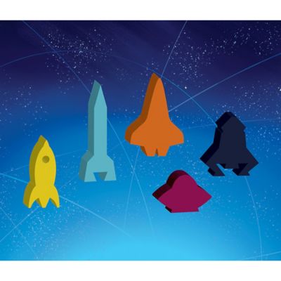 Image showing  Junk Orbit Renegade Captain a Space Scavenger Ship Strategy Board Game, 1-5 Players, For Ages 10+