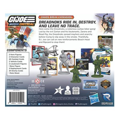 Image showing  G.I. Joe Mission Critical: Chaos Break Expansion, Ages 14+, 2-5 Players, 45-60 Min, RGS02529