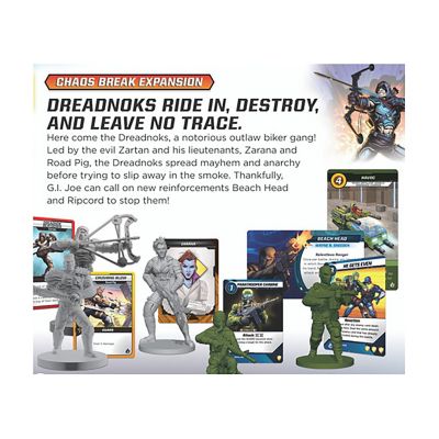 Image showing  G.I. Joe Mission Critical: Chaos Break Expansion, Ages 14+, 2-5 Players, 45-60 Min, RGS02529