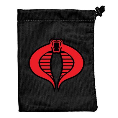 Image showing  G.I. Joe Roleplaying Game: Cobra Dice Bag - Rpg Accessory, Dice Holder, Drawstring Closure, RGS02462