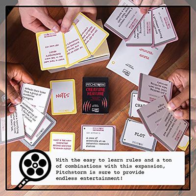 Image showing  Creature Feature Deck - 100 Horror Movie Cards, Standalone Or Expansion