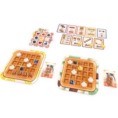 Image showing  Waffle Time Tile Placement Game, Pattern Building, Ages 10+, 1-4 players