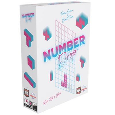 Alderac Entertainment Group Number Drop Retro Roll & Write, Video Game Theme, Ages 10+, 1-6 players
