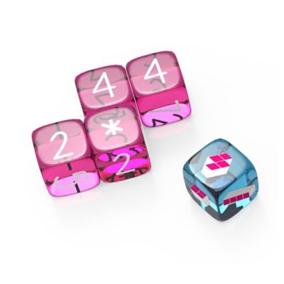 Image showing  Number Drop Retro Roll & Write, Video Game Theme, Ages 10+, 1-6 players