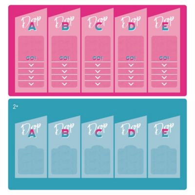 Image showing 5 th Alderac Entertainment Group Number Drop Retro Roll & Write, Video Game Theme, Ages 10+, 1-6 players