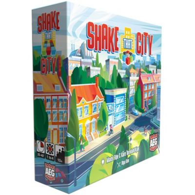 Alderac Entertainment Group Shake That City - Dexterity City Building Board Game, Ages 10+, 1-4 Players, 20-40 Min