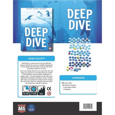 Image showing  Deep Dive - AEG, Flatout Games, Matching Tile Game, Ages 10+, 15-20 Min, 1-6 Players