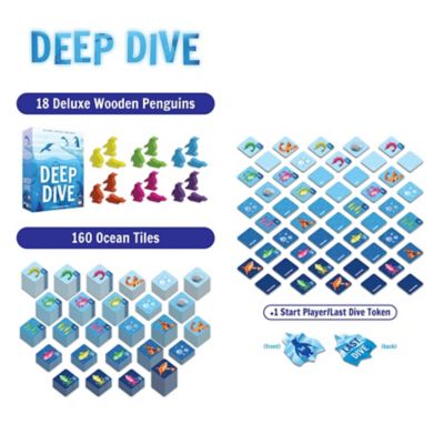 Image showing  Deep Dive - AEG, Flatout Games, Matching Tile Game, Ages 10+, 15-20 Min, 1-6 Players