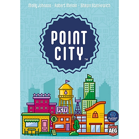 Flatout Games Point City - AEG, Flatout Games, City Building, Ages 10+, 15-30 min, 1-4 Players