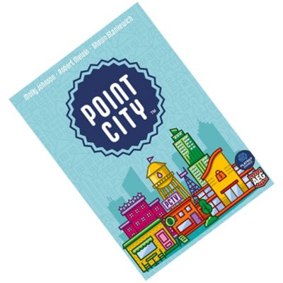 Image showing 6 th Flatout Games Point City - AEG, Flatout Games, City Building, Ages 10+, 15-30 min, 1-4 Players